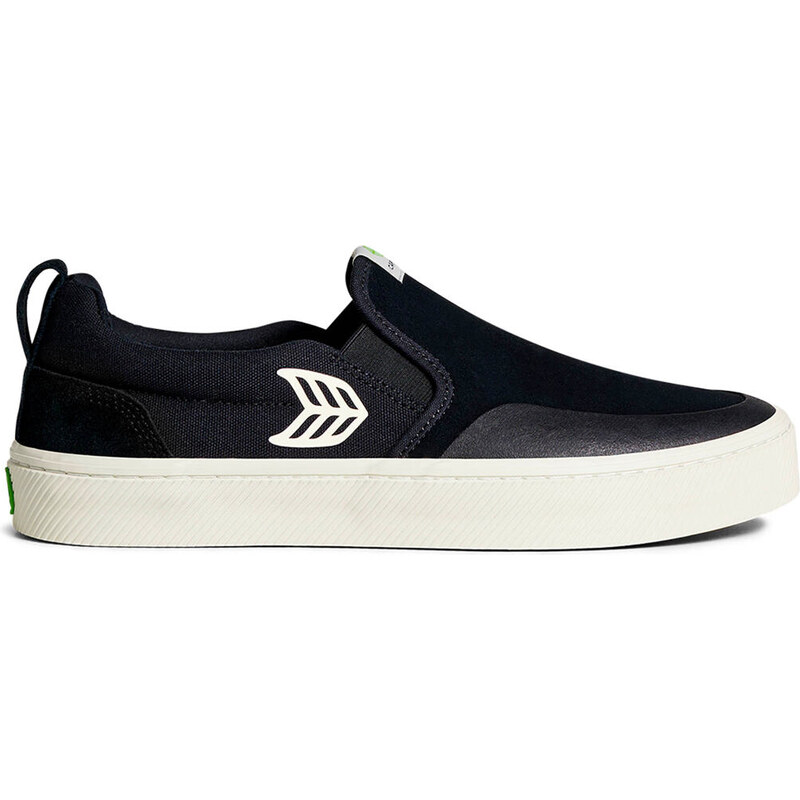 Dámské volnočasové boty Cariuma SLIP-ON PRO Black Suede and Canvas 113598423