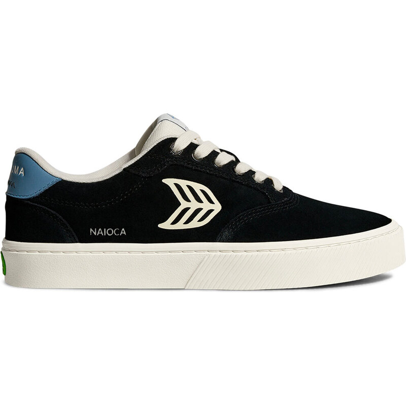 Dámské volnočasové boty Cariuma NAIOCA Black Suede Ivory Logo Washed 114996330
