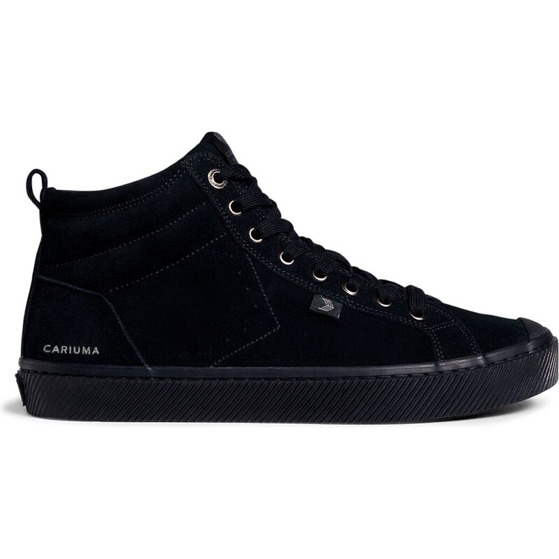 Dámské volnočasové boty Cariuma OCA High All Black Suede Sneaker