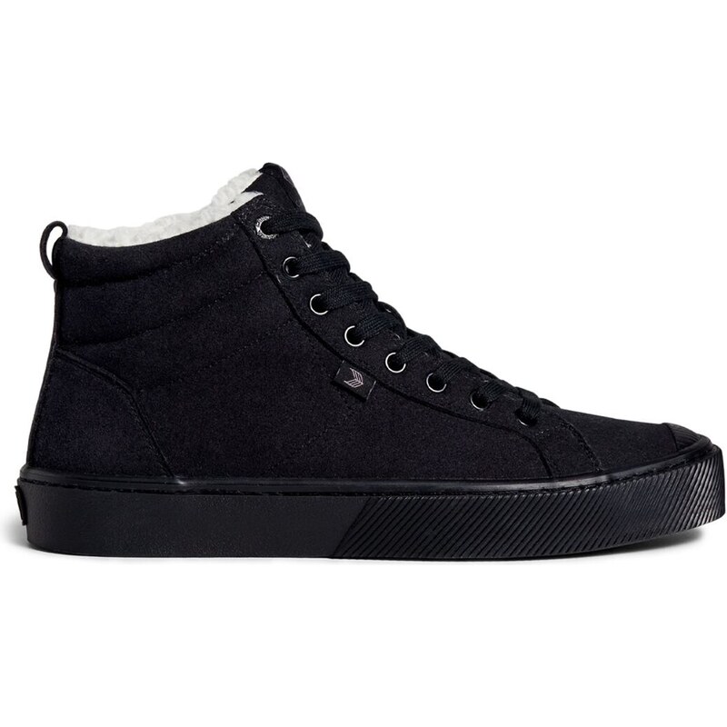 Dámské volnočasové boty Cariuma OCA Therma High All Black Suede