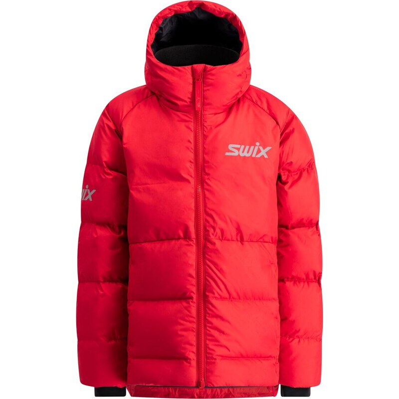 Juniorská bunda Swix Team Puffy Jacket Jr 112445165
