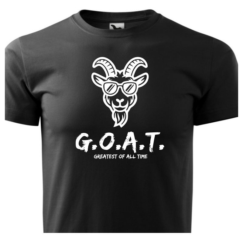 Fenomeno Pánské tričko GOAT - černé