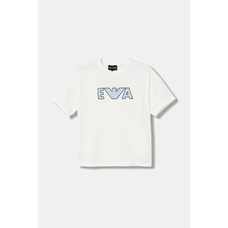 Emporio Armani Dětské bavlněné tričko Emporio Armani