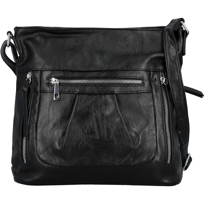 Dámská crossbody kabelka černá - Firenze Angelis černá 112513996
