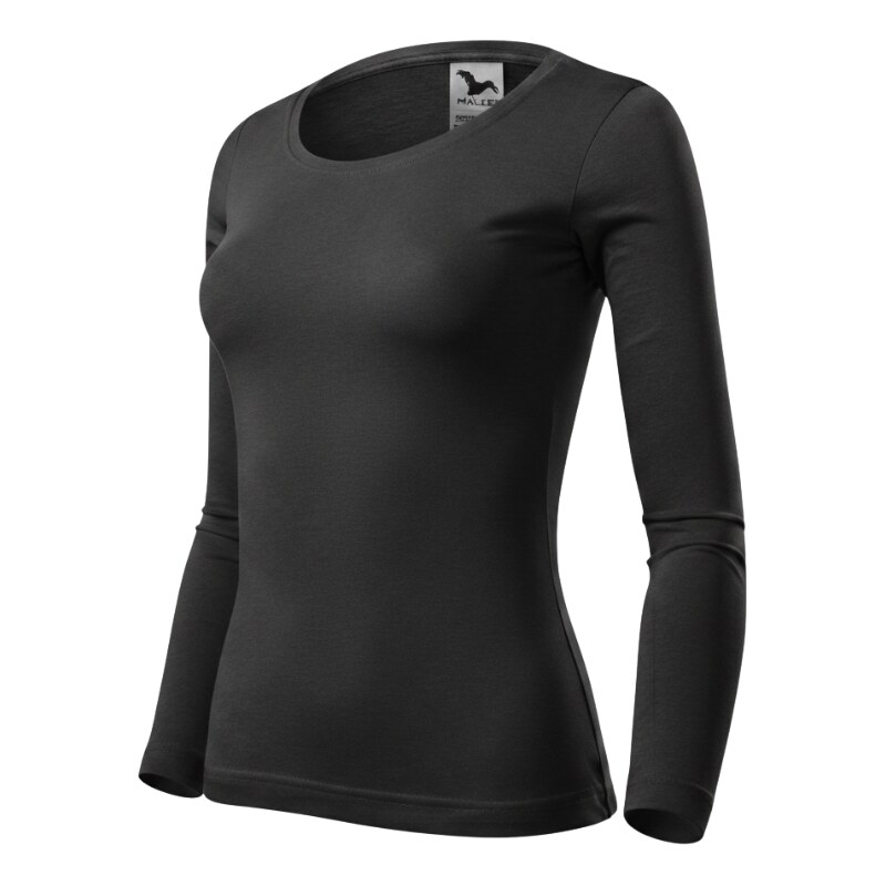 Dámské tričko černé Malfini Fit-T LS