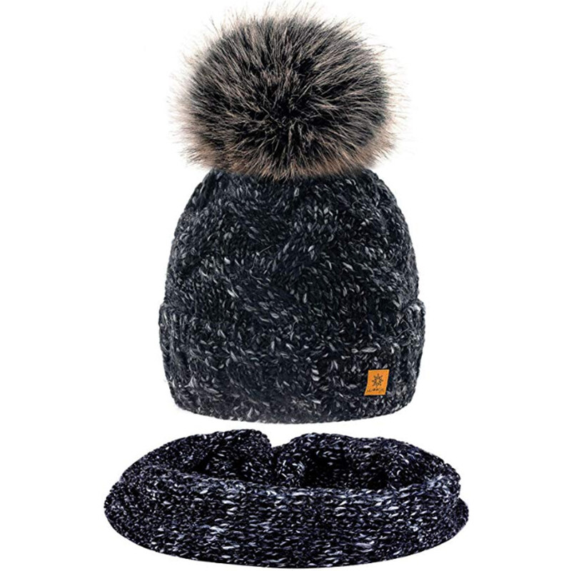 Fashionweek Luxusní zimní set čepice a komín WOOL-GAJA