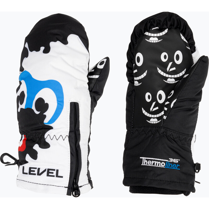 Dětské lyžařské rukavice Level Lucky Mitt pk white