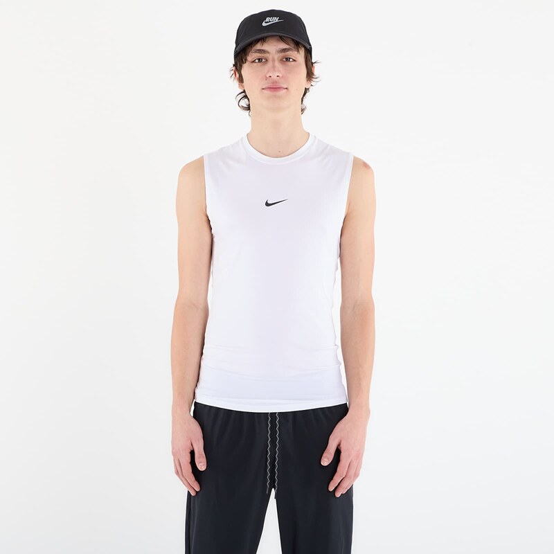 Tílko Nike Pro Mens Dri-FIT Tight Sleeveless Fitness Top White/