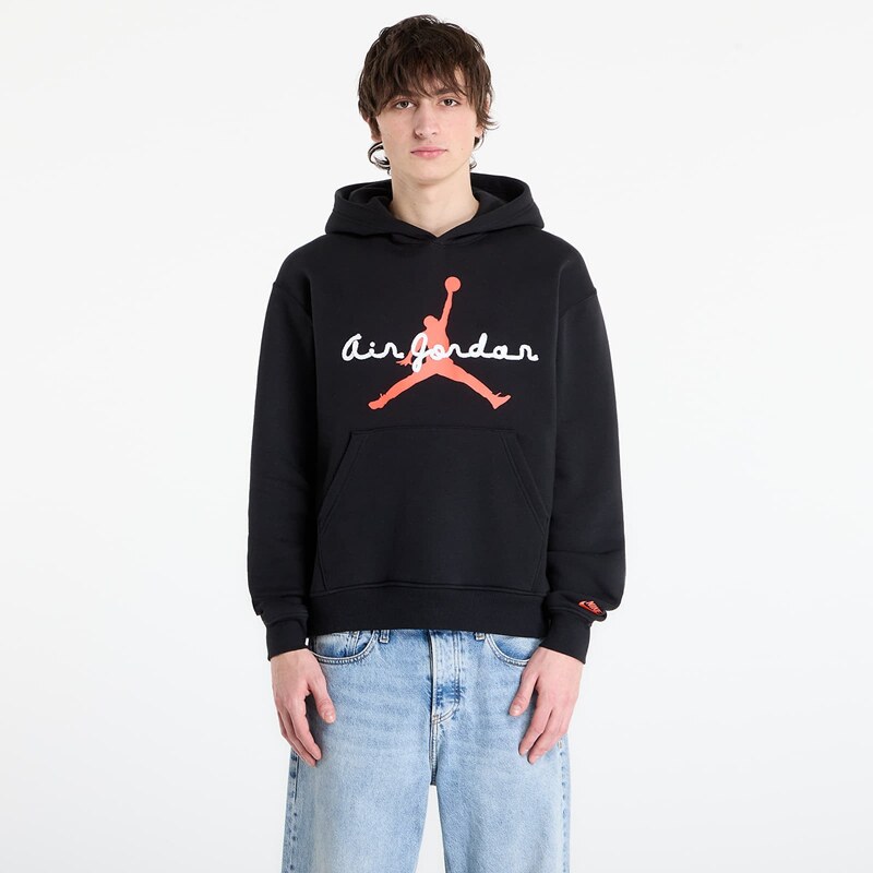 Mikina Jordan Brooklyn Fleece Mens Pullover Hoodie Black/