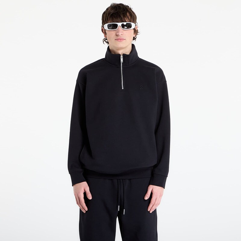 Mikina On Club Collective 1/4 Zip Black L