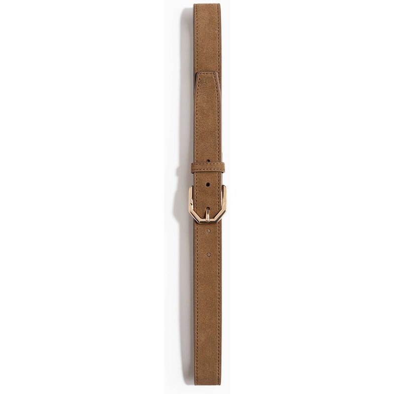 H&M - Semišový pásek - béžová 112467192