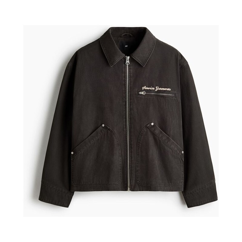 H&M - Bunda workwear - Tmavě Šedá