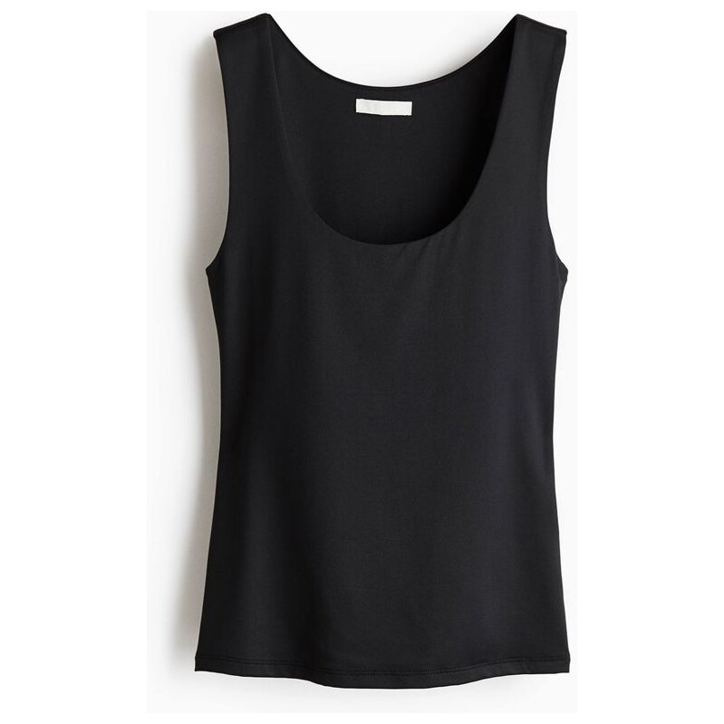 H&M - Tílko z mikrovlákna - Černá