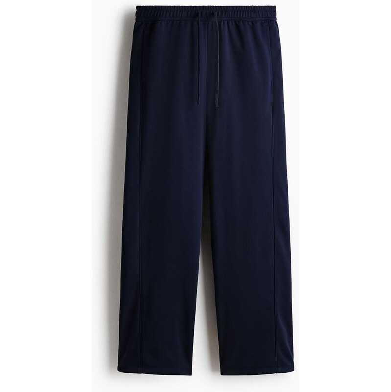 H&M - Sportovní kalhoty jogger Relaxed Fit DryMove - Námořnická