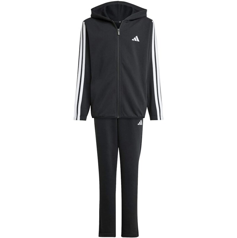ADIDAS SPORTSWEAR Tepláková souprava černý melír / bílá