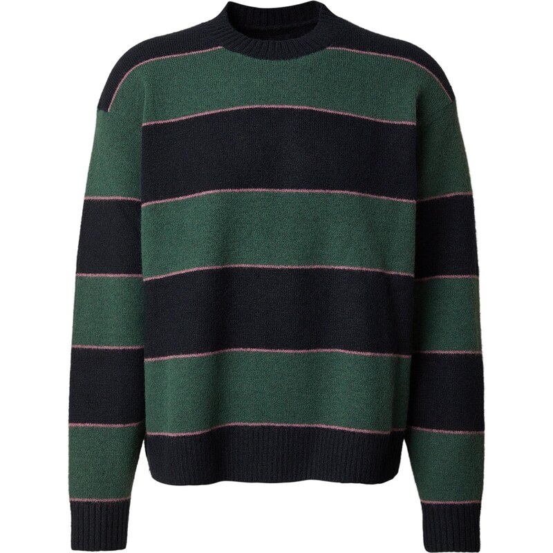 Abercrombie & Fitch Svetr ESSENTIAL marine modrá / zelená / 112468886