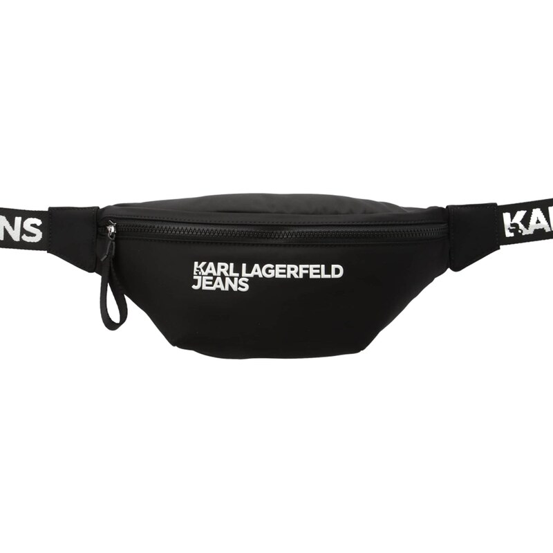 KARL LAGERFELD JEANS Ledvinka ESSENTIAL černá / bílá 112469094
