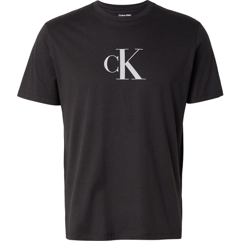 Calvin Klein Tričko černá / bílá