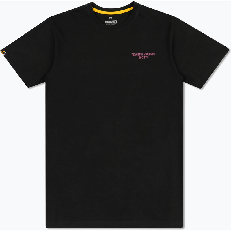Pánské tričko MANTO Society 25 black onyx