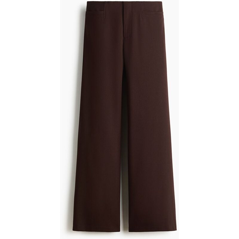 H&M - Elegantní kalhoty - hnědá 112472173