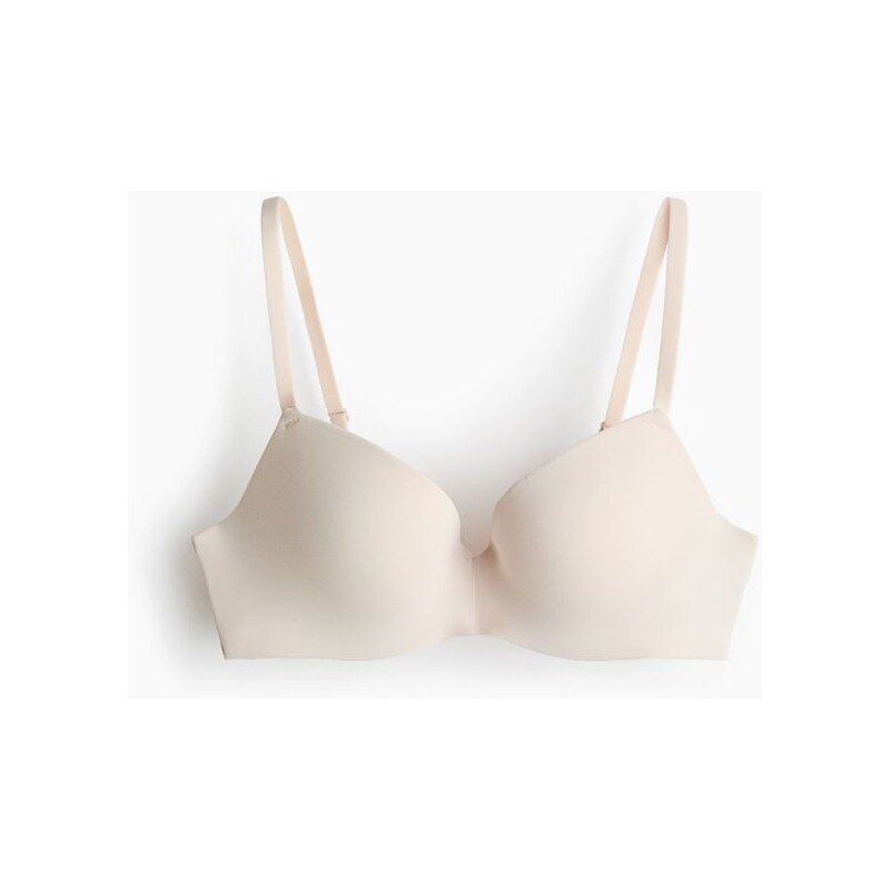H&M - Push-upka z mikrovlákna - béžová 112472171