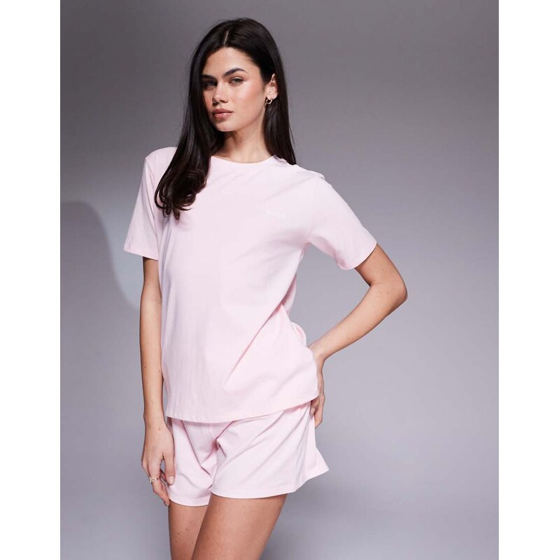 Hugo Red ID t-shirt in pastel pink 112478287