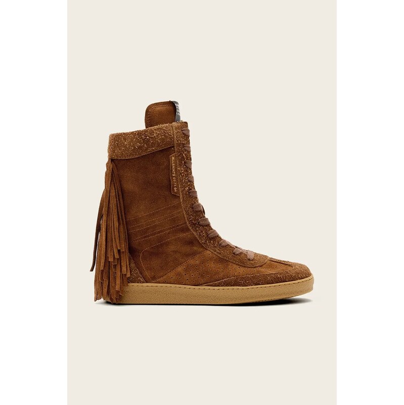 Semišové boty AllSaints Louise Fringe Ht 112512854