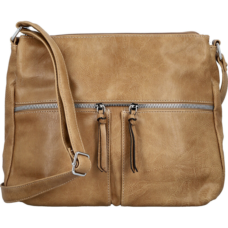 Dámská crossbody kabelka khaki - Firenze Bessy Khaki