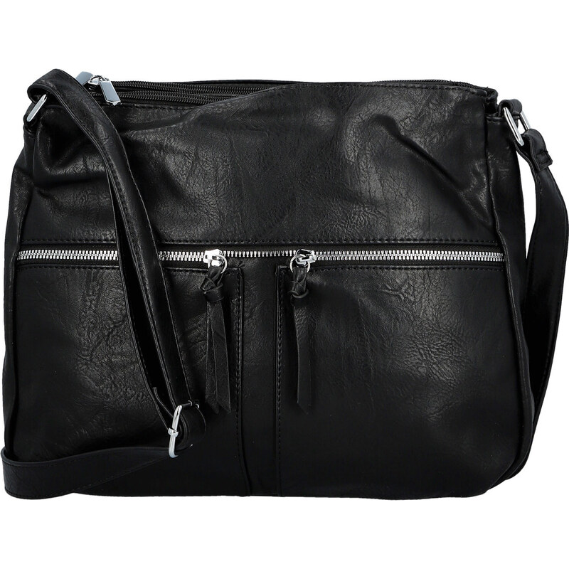 Dámská crossbody kabelka černá - Firenze Bessy černá 112656468