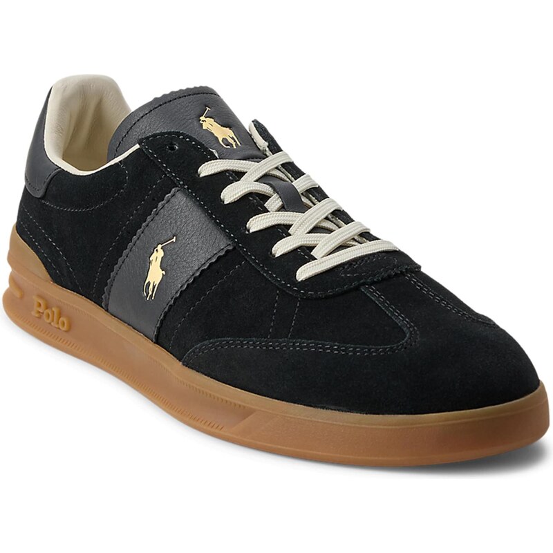 Polo Ralph Lauren Tenisky HRT AERA zlatá / černá