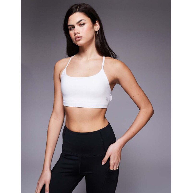 4505 soft touch open back light support sports bra with