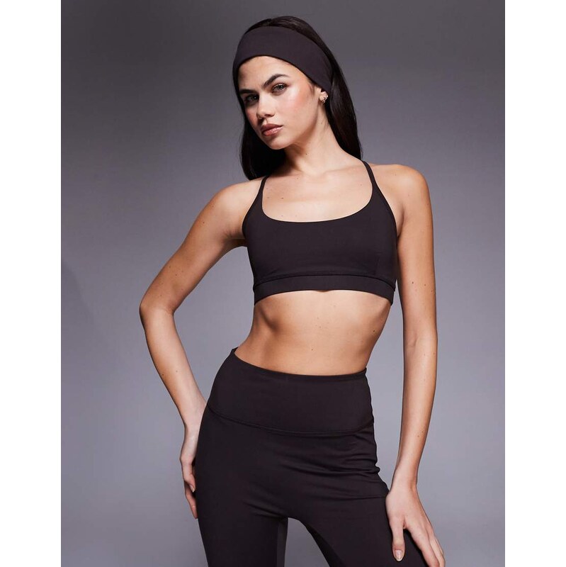 4505 Icon soft touch light support sports bra with adjustable