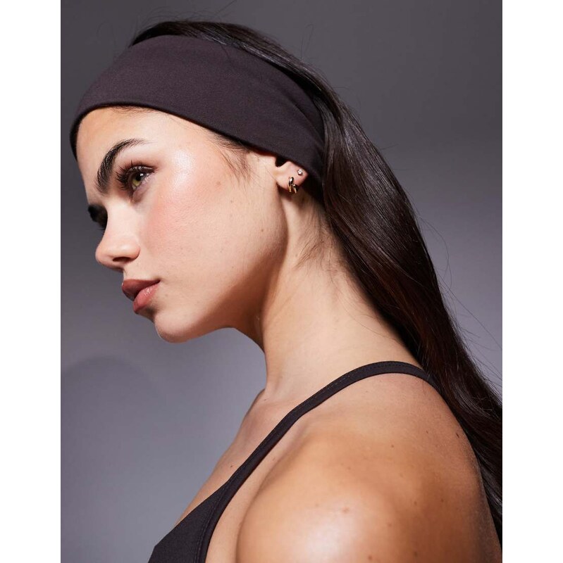 4505 soft touch yoga headband in dark chocolate-Brown 112484829
