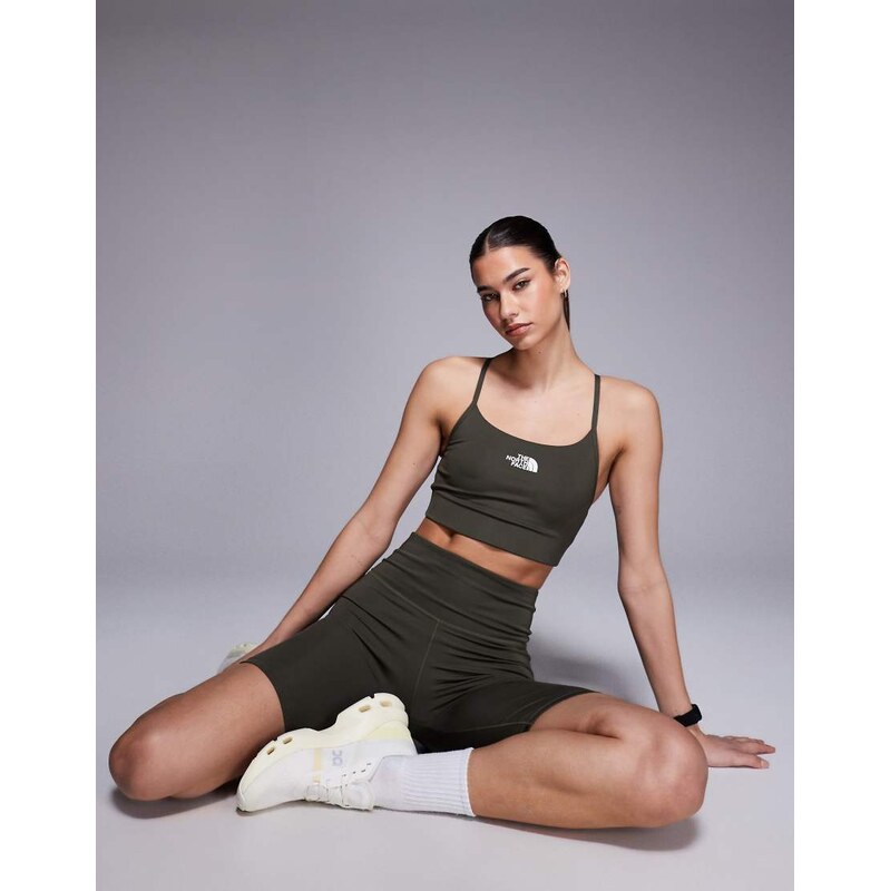 The North Face Flex training bra in green 112508687