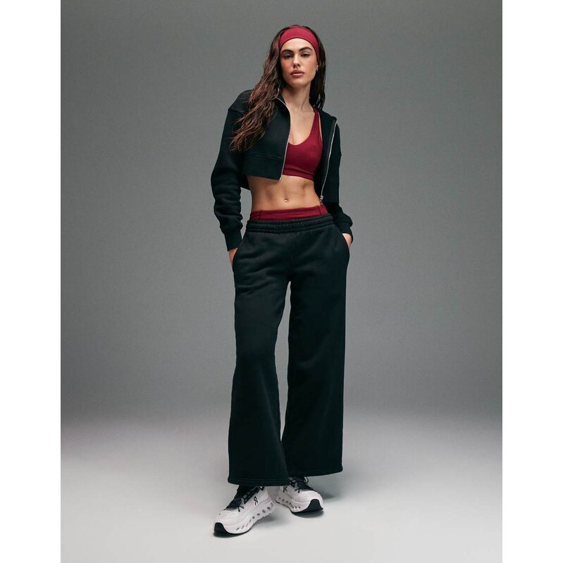 4505 Icon Rest Day heavyweight 440gsm cotton wide leg jogger in