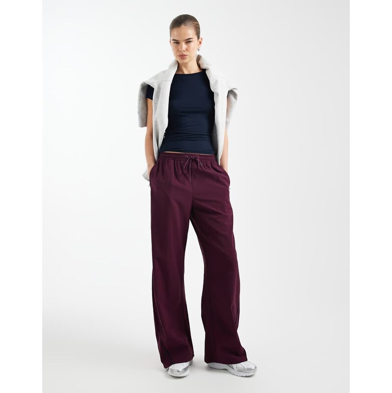 Cotton On barrel plush barrel jogger sweatpants in pickled beet-Purple 114688128