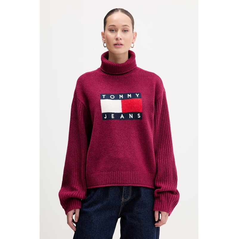 Tommy Jeans Svetr z vlněné směsi Tommy Jeans