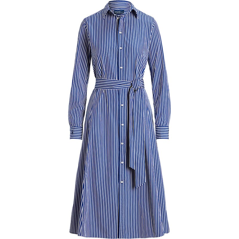 Polo Ralph Lauren Košilové šaty tmavě modrá / bílá