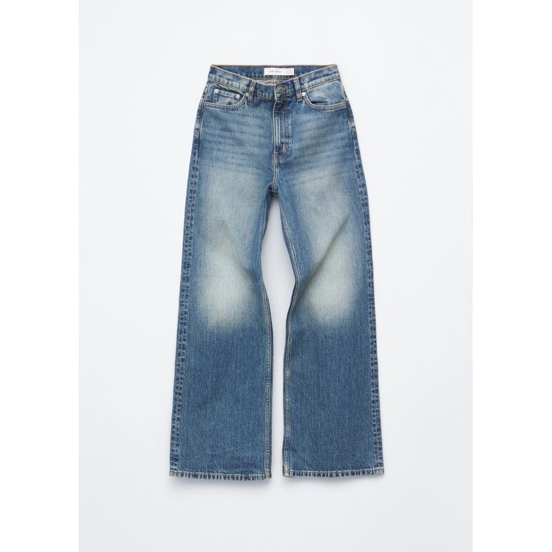 H&M - Džínys širokými nohavicemi - modrá 108131173