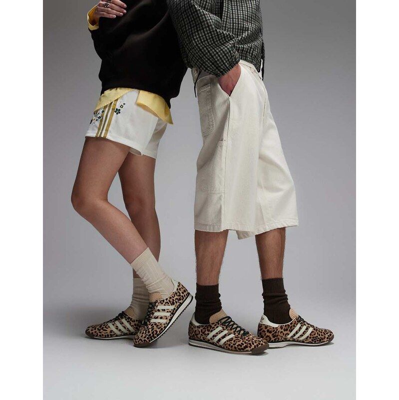 adidas Originals SL 72 OG trainers in leopard print-Multi