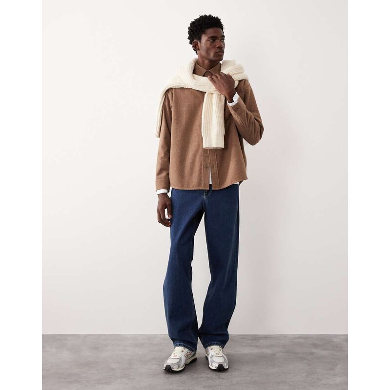 ASOS COLLECTIVE AC-B-253 signature straight fit jeans in mid