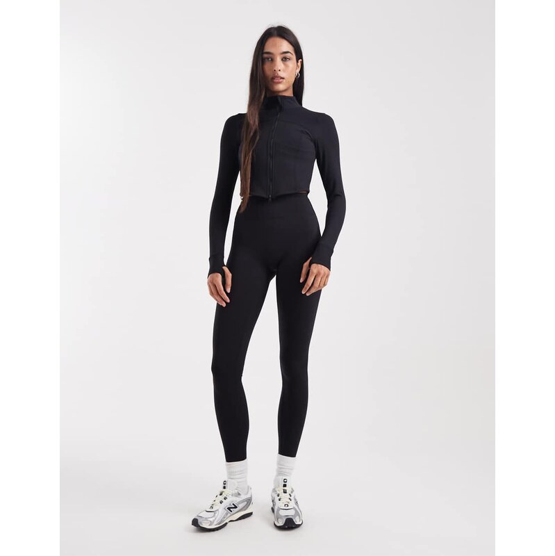 Cotton On ultra luxe invisible scrunch leggings in black