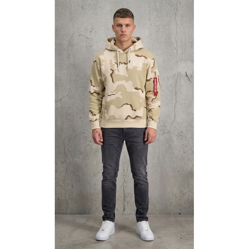 Alpha Industries Mikina Back Print Hoody Camo desert camo 91
