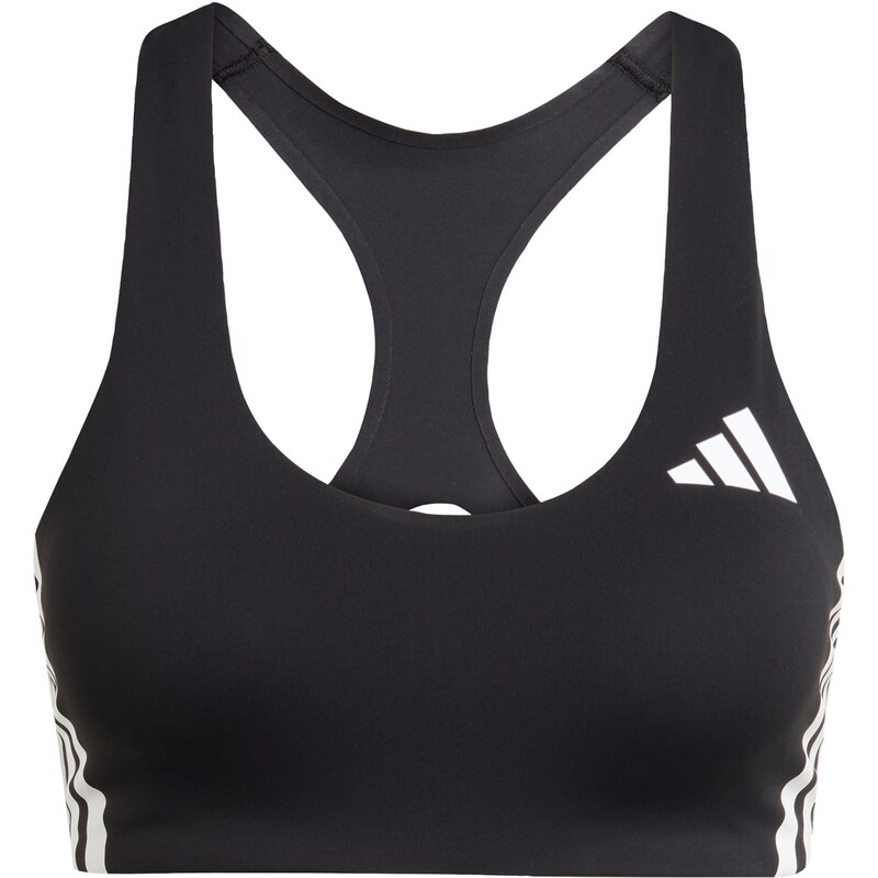ADIDAS PERFORMANCE Sportovní podprsenka Adizero černá / bílá