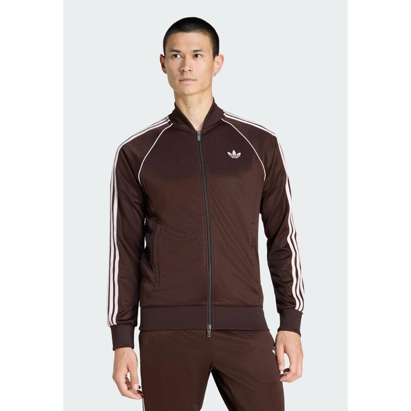 ADIDAS ORIGINALS Mikina 'SST' čokoládová / růže