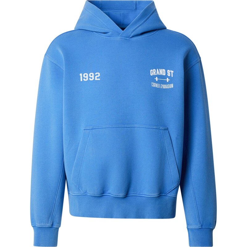 Abercrombie & Fitch Mikina MAX královská modrá / bílá