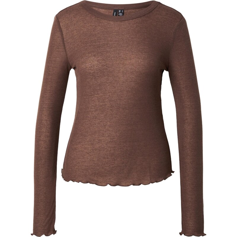 VERO MODA Tričko čokoládová