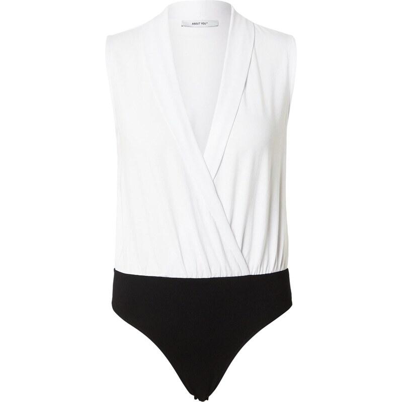 ABOUT YOU Halenkové body Bettina černá / offwhite 112492278