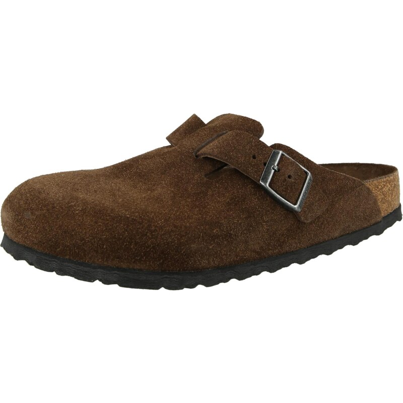 BIRKENSTOCK Pantofle Boston hnědá