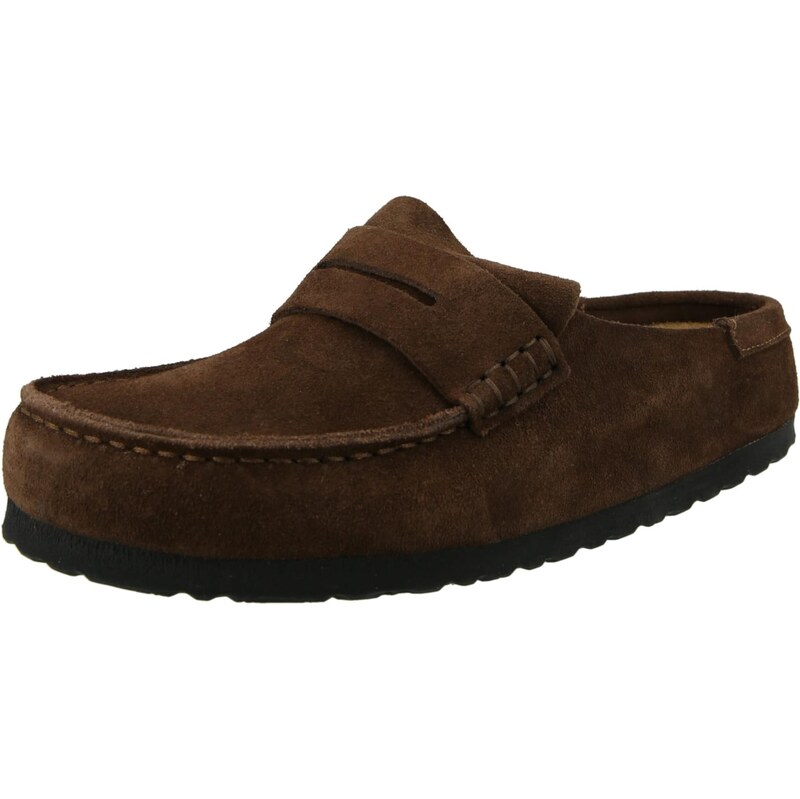 BIRKENSTOCK Slipper Naples tmavě hnědá